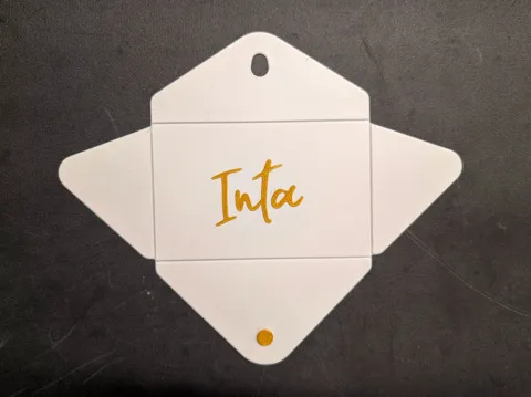Envelope - Print & Fold - For gift cards and money view 4
