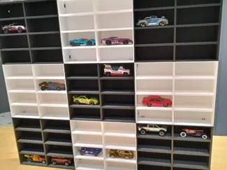 1:64 Scale Modular Display Diecast Car Wall Rack