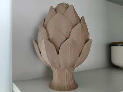 Artichoke Sculpture – Modern Botanical Home Decor