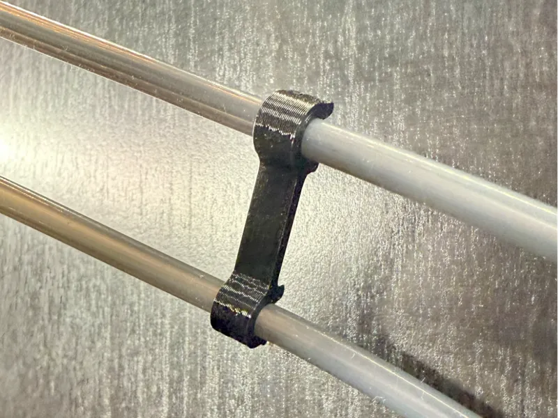 Customizable PTFE Tube Cable Clip