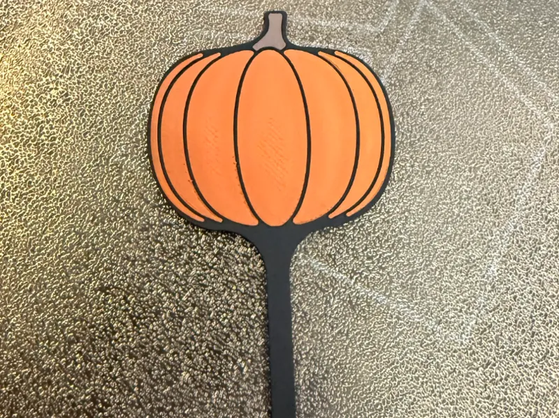 pumpkin cake toper