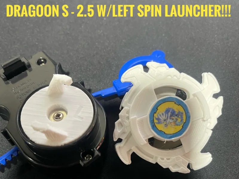 Dragoon S - 2.5!! w/left spin launcher head!
