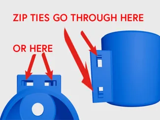 Can Holder (Zip Tie Mount)