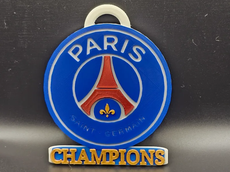 PSG Champions league winners Fan Chain Pendant