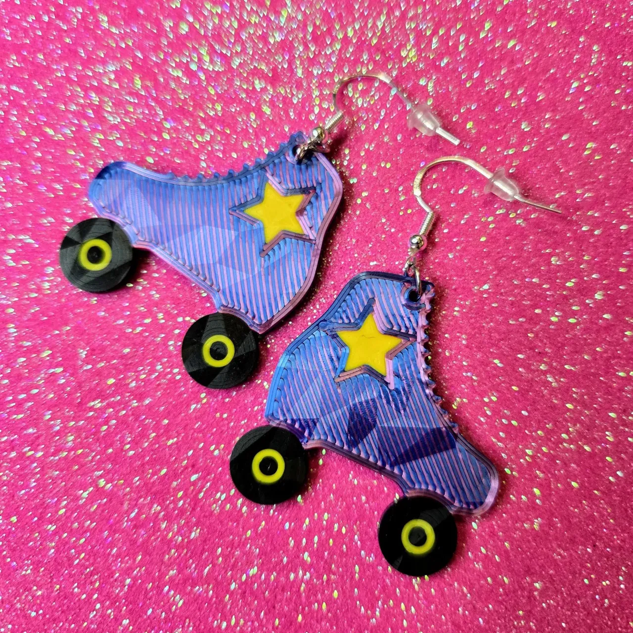 Rollerskate Earrings view 2