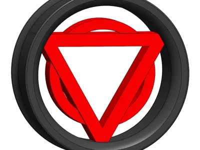 25mm Ear Tunnel "Enter Shikari" band