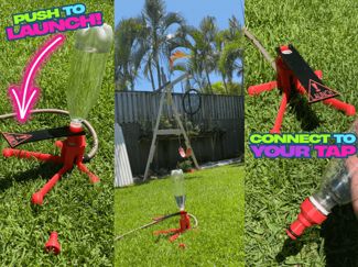 Bottle Rocket Launcher High Flying Water Toy
