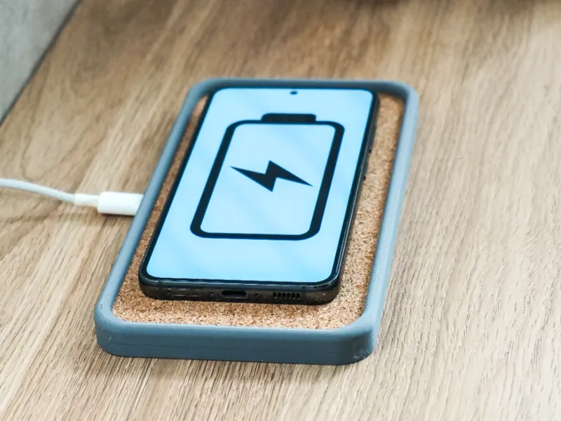 wireless phonecharger cork