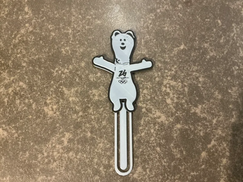 Milo from Olympics - bookmark