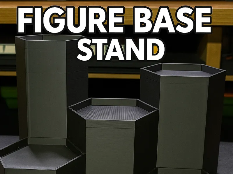 Hexagonal Figure Base Stand