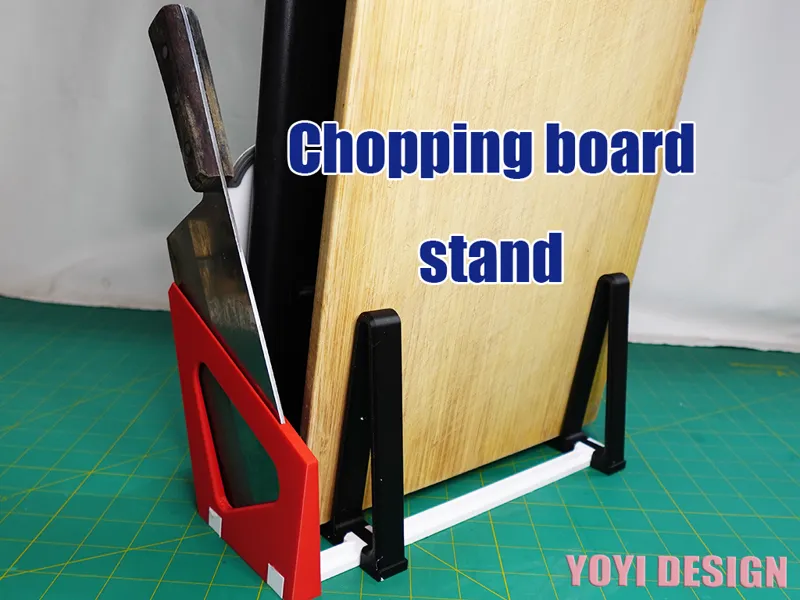 Chopping boar/knife stand