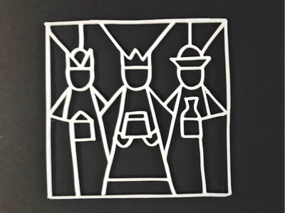 Three Wise Men Silhouette – Christmas Wall Decor