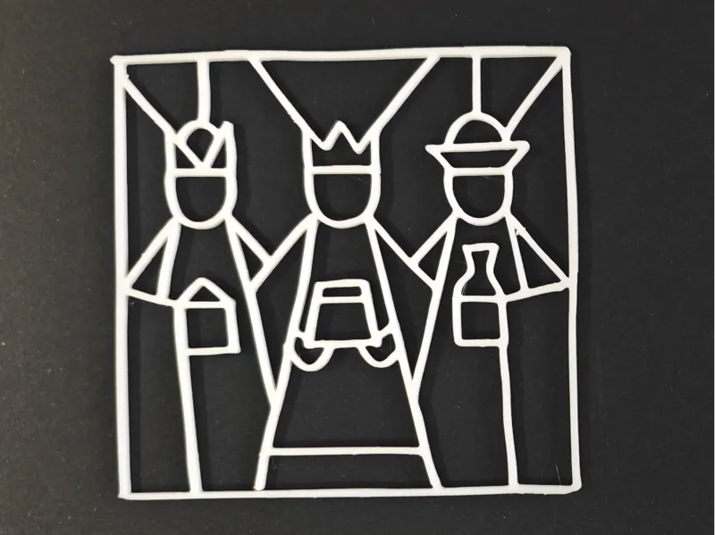 Three Wise Men Silhouette – Christmas Wall Decor