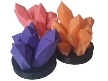 Glow in the dark Crystal cluster