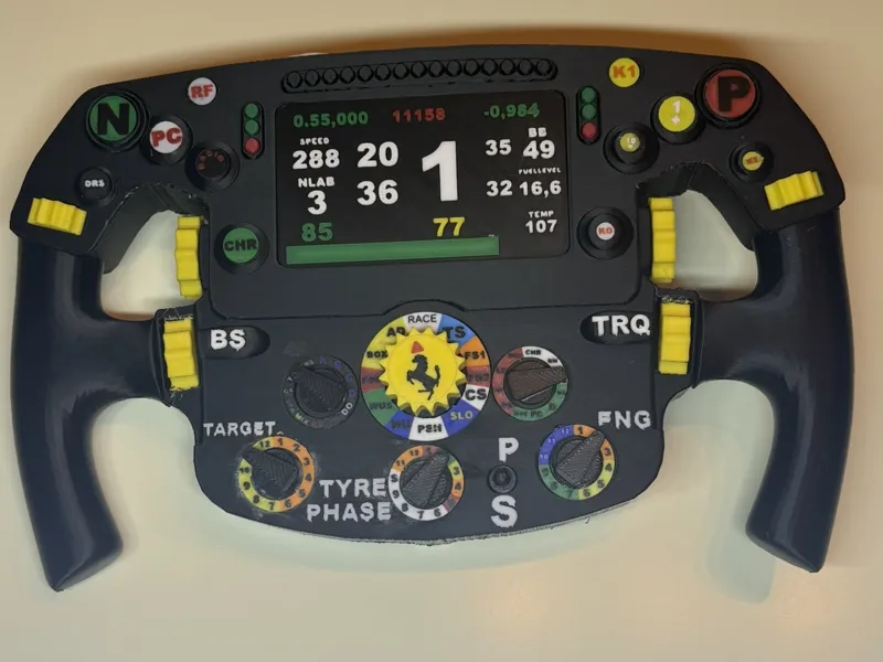 charles leclerc steering wheel F1