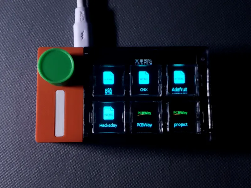 transparent keyoard icepad macropad 