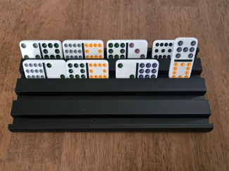 Improved Mexican Train Domino Stand
