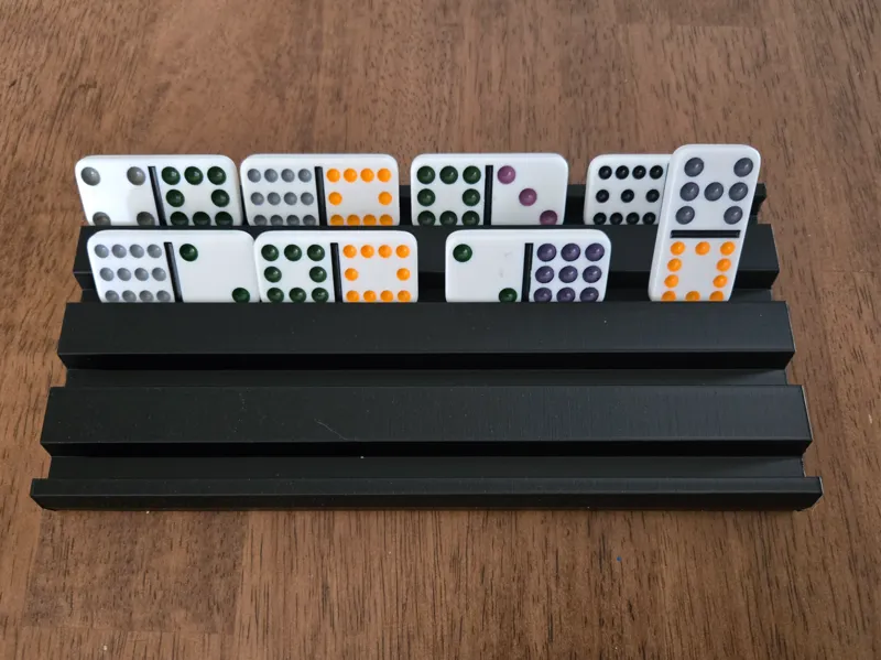 Improved Mexican Train Domino Stand