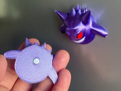 Accesorio para impresora 3D: Gengar fridge magnet — referencia de MakerWorld