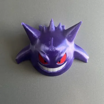 Accesorio para impresora 3D: Gengar fridge magnet — vista de referencia 3
