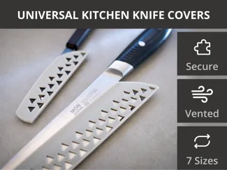 Universal Knife Blade Covers, Secure Fit - 7 Sizes