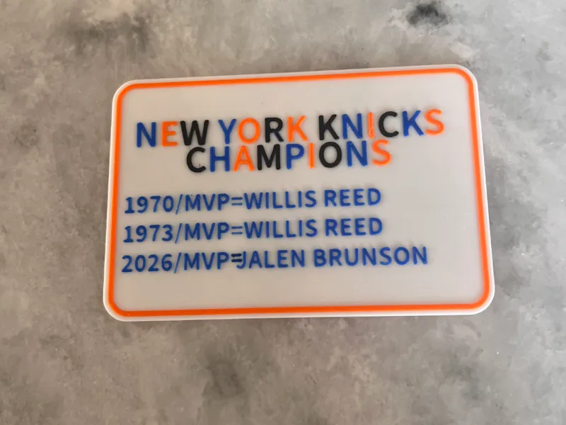 NEW YORK KNICKS CHAMPOINS