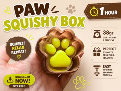 Paw Squishy Box