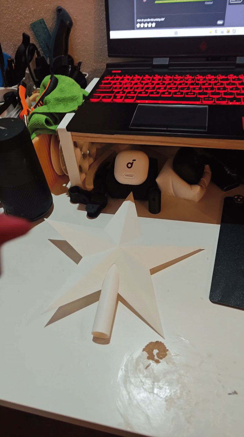 Christmas tree star