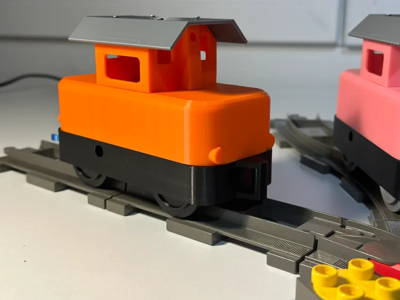 Bricks Duplo and Scale G (LGB) Compatible Train