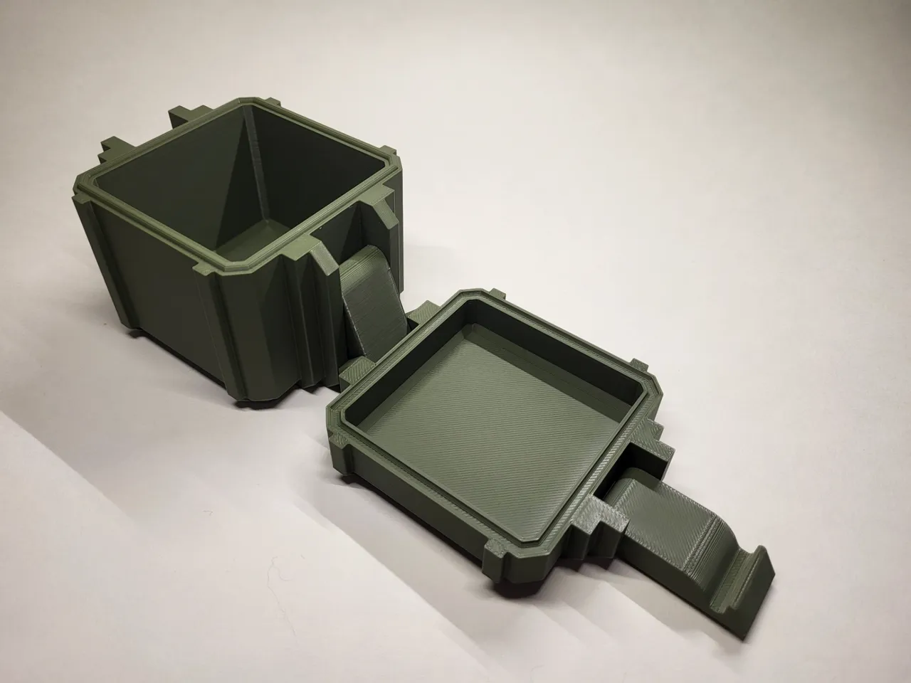 Mil Box V2 print in place rugged tough container view 2