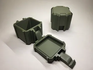 Mil Box V2 print in place rugged tough container