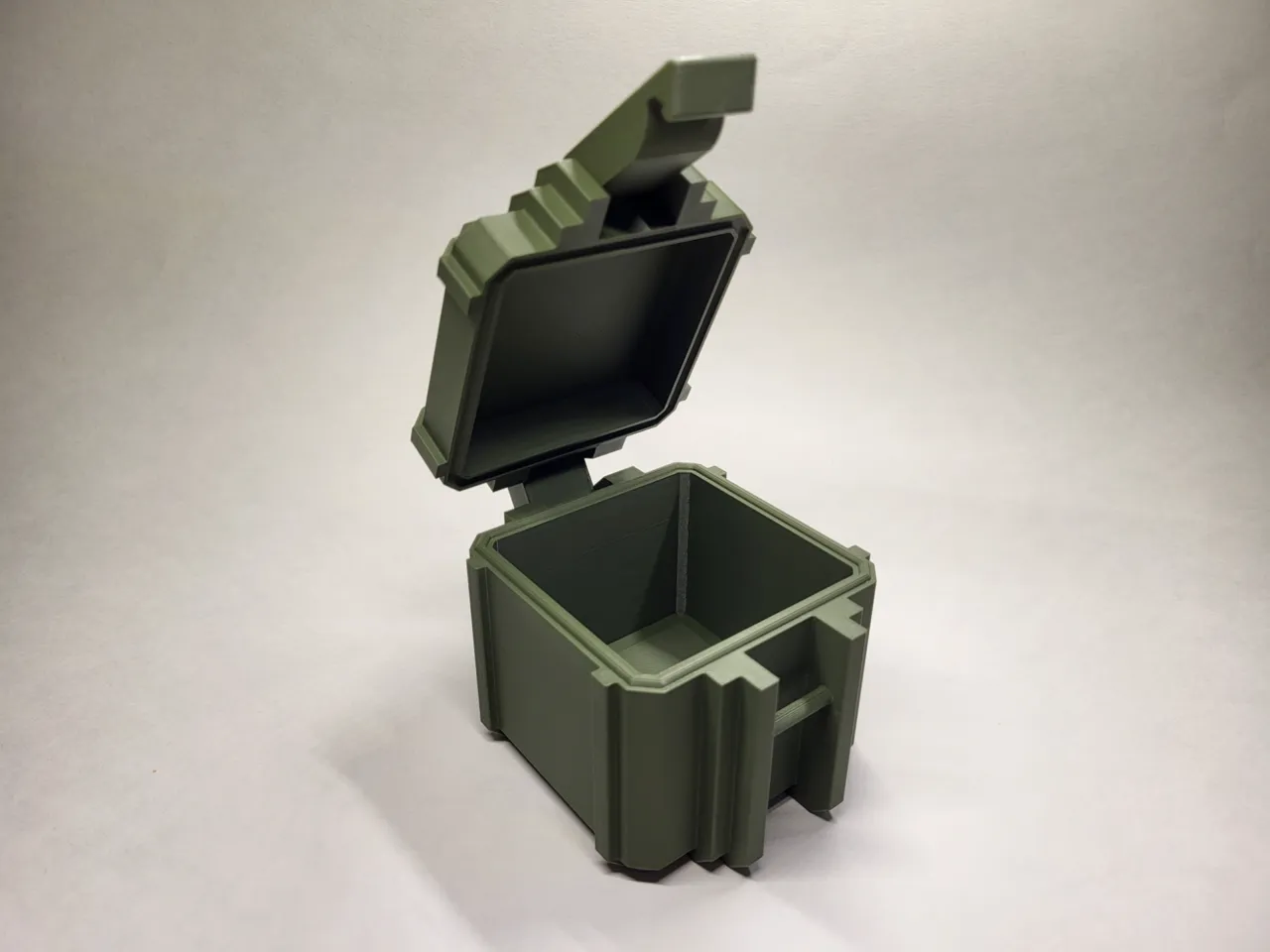 Mil Box V2 print in place rugged tough container view 4