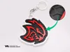 Dodge Hellcat Keychain (connected + single color)