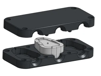 Mold for casting fishing weights