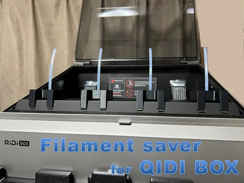 Filament saver for QIDI BOX V3 (PTFE guide)