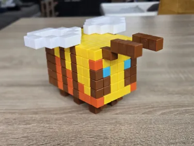Minecraft bee building kit by 3Dcrabi - MakerWorld