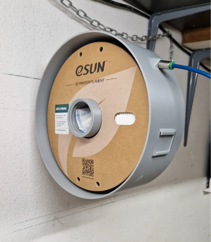 2 spools loaded dry wall rack holder