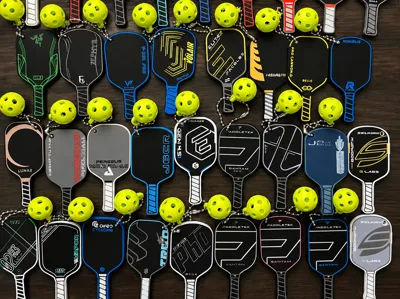 Pickleball MiniPaddle Keychain - Series 3