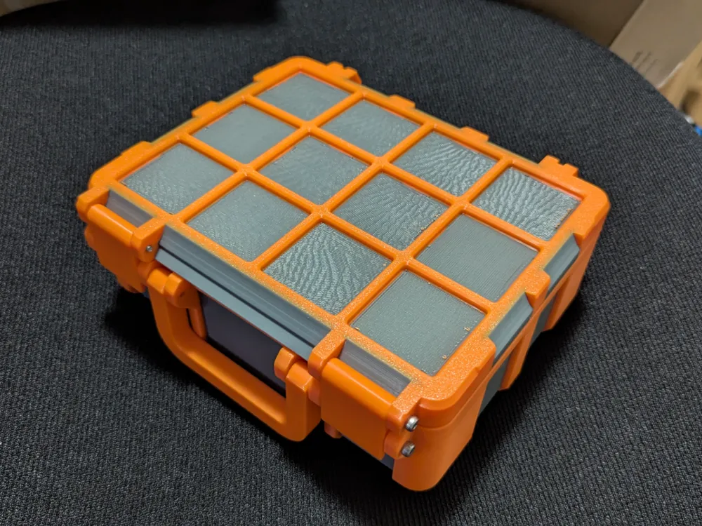 Gridfinity Rugged Box Gridfinity Rugged Box 3x4 Colored - Free 3D Print Model - MakerWorld