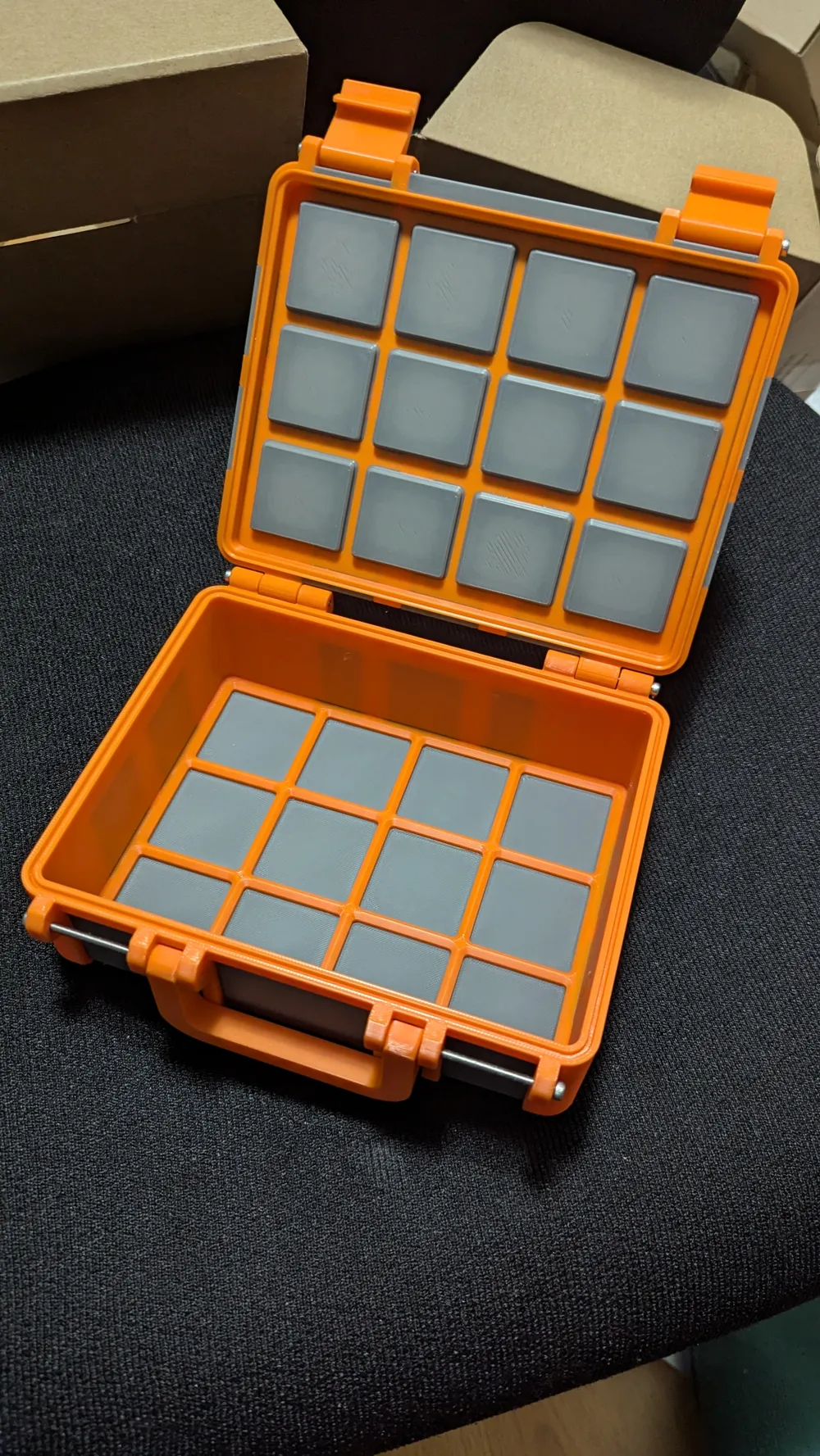 Gridfinity Rugged Box Gridfinity Rugged Box 3x4 Colored - Free 3D Print Model - MakerWorld