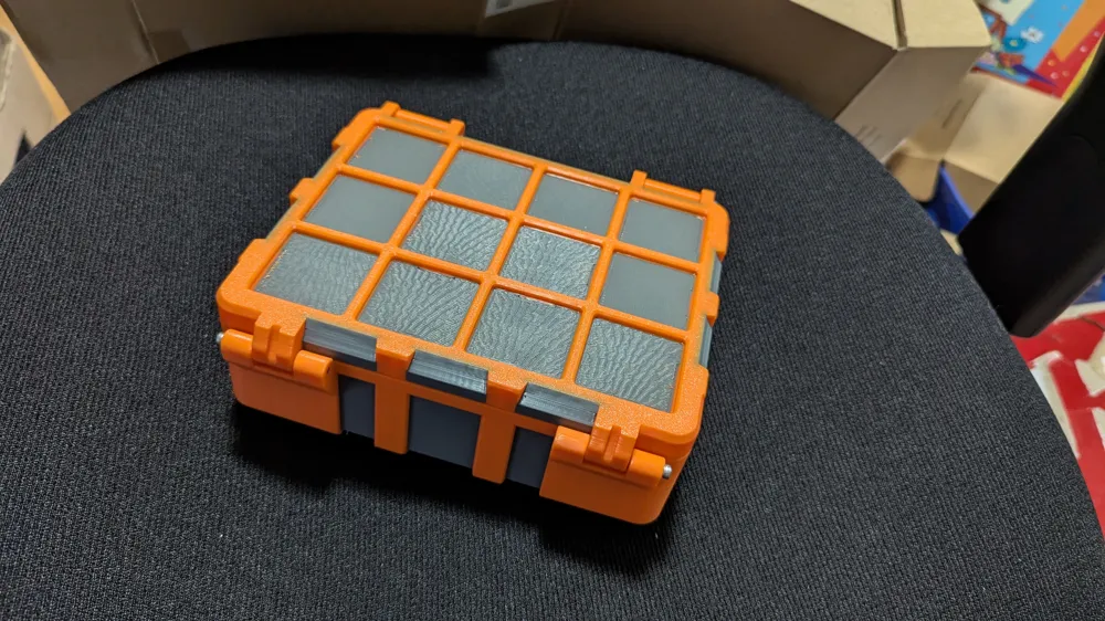 Gridfinity Rugged Box Gridfinity Rugged Box 3x4 Colored - Free 3D Print Model - MakerWorld