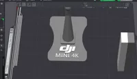 DJI Mini 4K Text added - 0.2mm layer, 2 walls, 15% infill