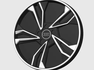 Audi Wheel Valet Tray Multi-Color - Desk Organizer