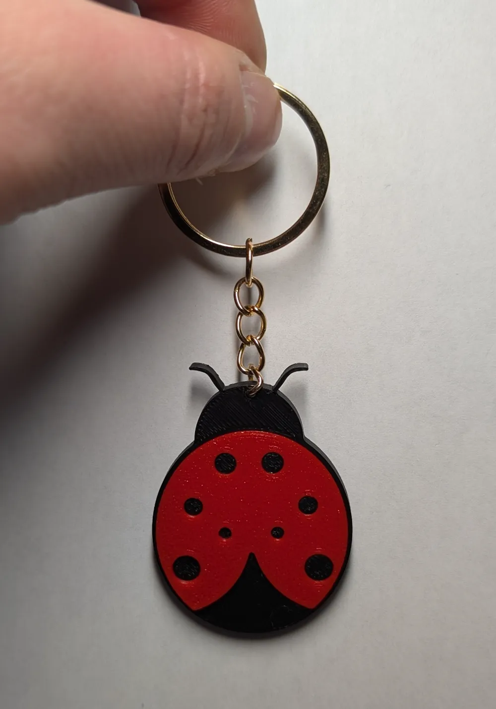 ladybug keychain by frannove - MakerWorld