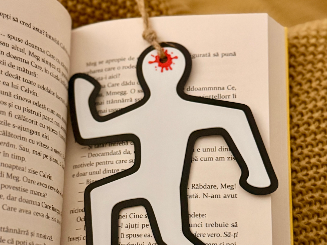 Crime Scene Bookmark Set – Mystery Series