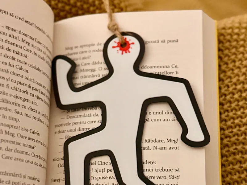 Crime Scene Bookmark Set – Mystery Series
