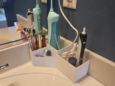 bathroom corner organizer