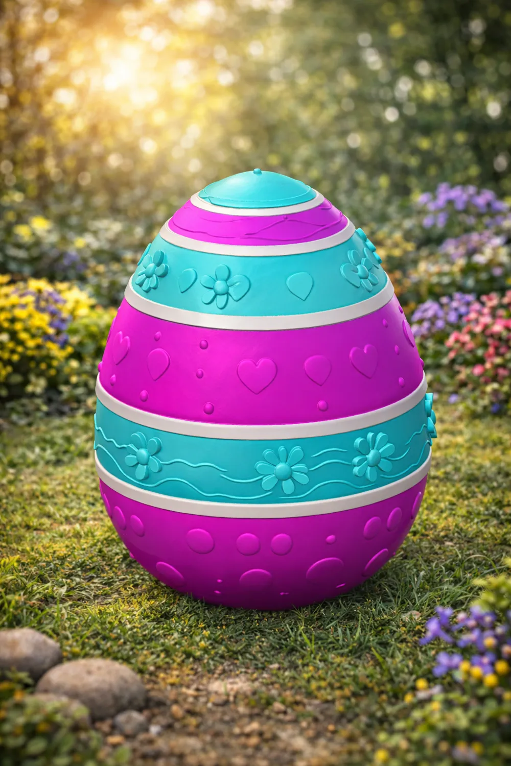 Decorated Easter Egg - Free 3D Print Model - MakerWorld