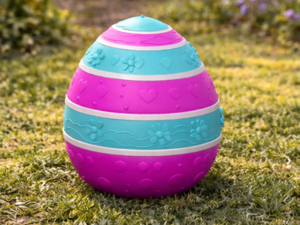 Decorated Easter Egg - Free 3D Print Model - MakerWorld
