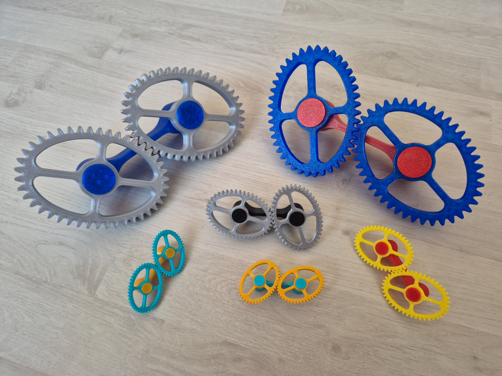 Gear Fidget Spinner - Small, Medium, Massive